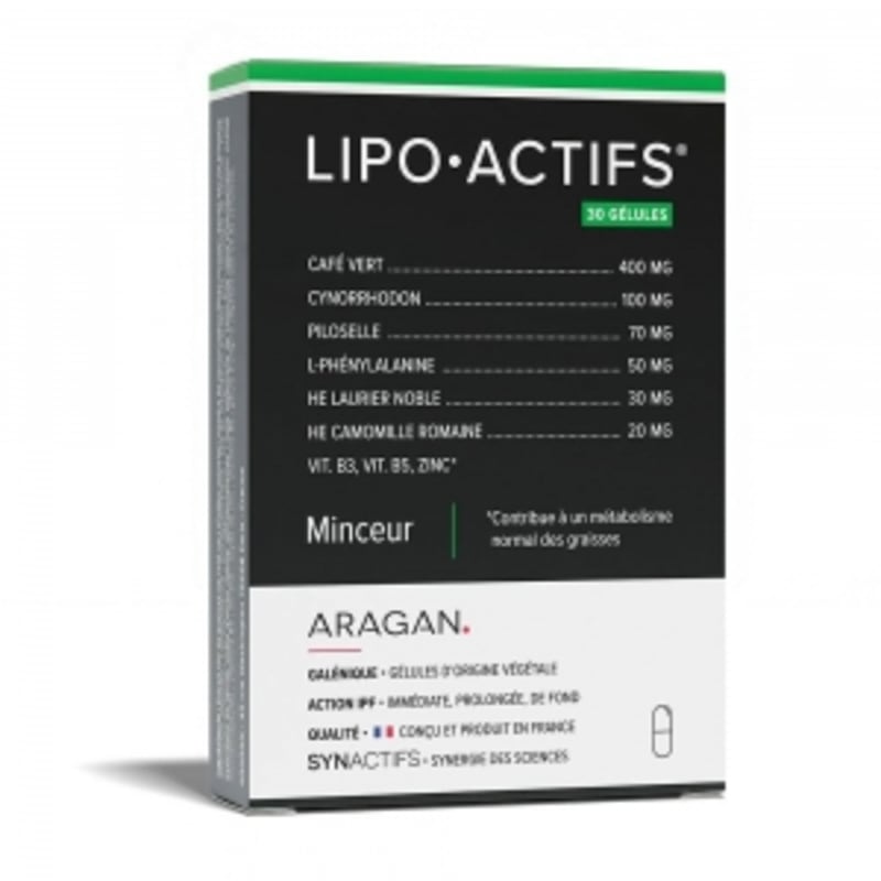 

Aragan LipoActifis Menser 30 Capsules