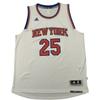 Adidas NBA 25 Derrick Rose New York Knicks Home 16-17 Season Asia Version Swingman Fan Edition Round Neck Sleeveless Basketball Jersey CB9701