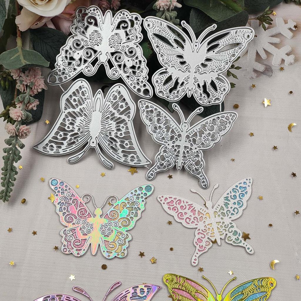 Butterflies Metal Cutting Dies Stencils for DIY Scrapbooking Decorative Embossing Paper Cards Template Decor Die Cuts