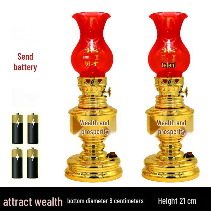 Neue Einzug-Doppelglück Steckerleuchten - Hochzeits- & Einweihungs-Petroleumlampen-Stil.