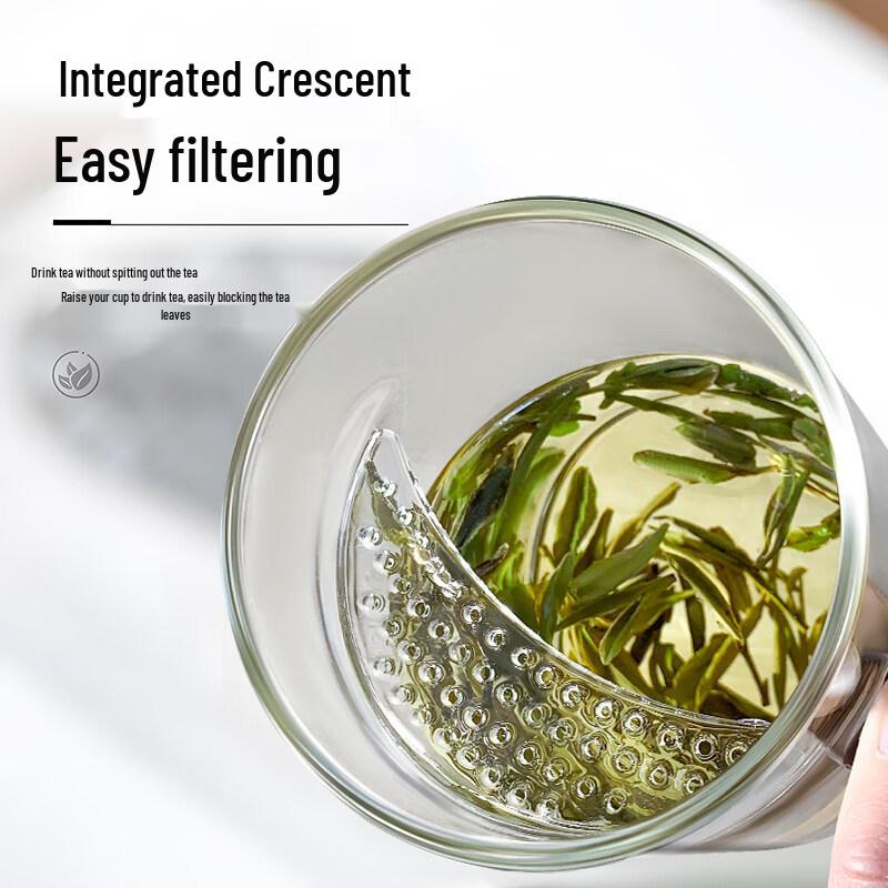 ZISIZ Office Glass Tea Cup