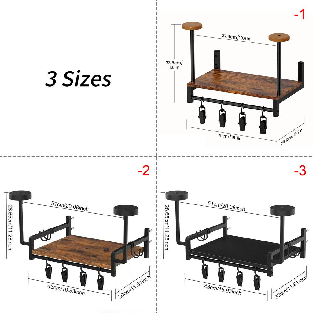Elegante Portacasco in Legno Naturale da Parete per Decorazione Casa Moderna Installazione Facile Organizer per Stoccaggio