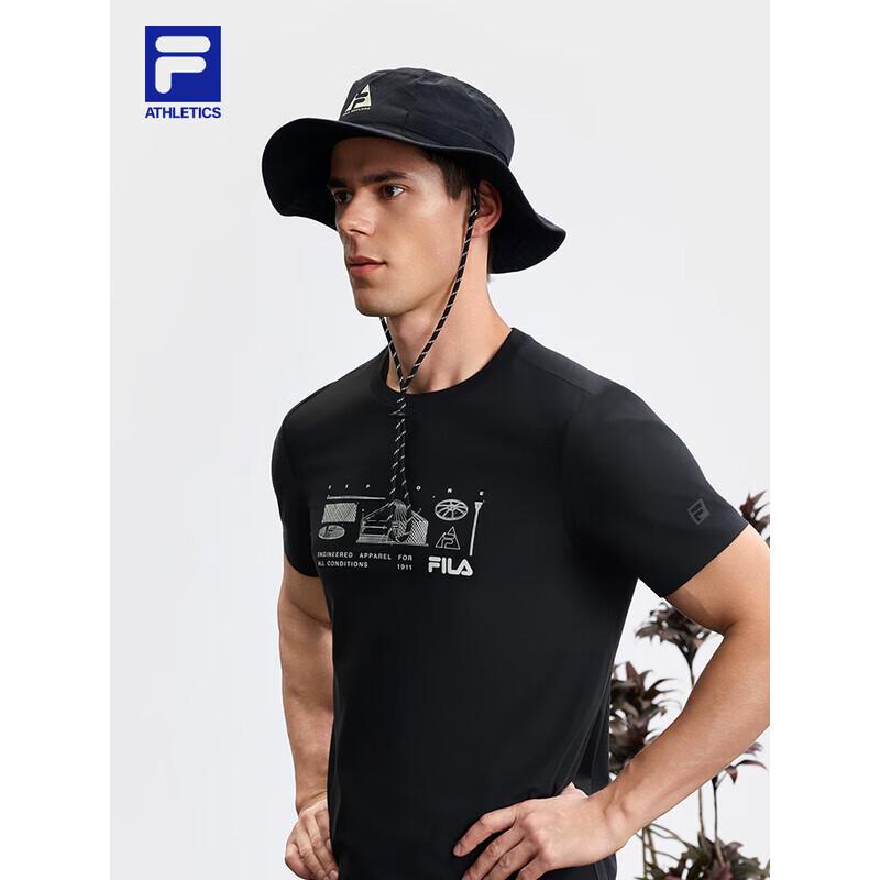 FILA Men's Knit Short Sleeve Crew Neck T-Shirt