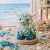 Layer Sea Glass Sea Glass Christmas Tree DIY Kit Tabletop Display DIY Craft DIY 3D Sea Glass Art Kit Coast and Christmas Series