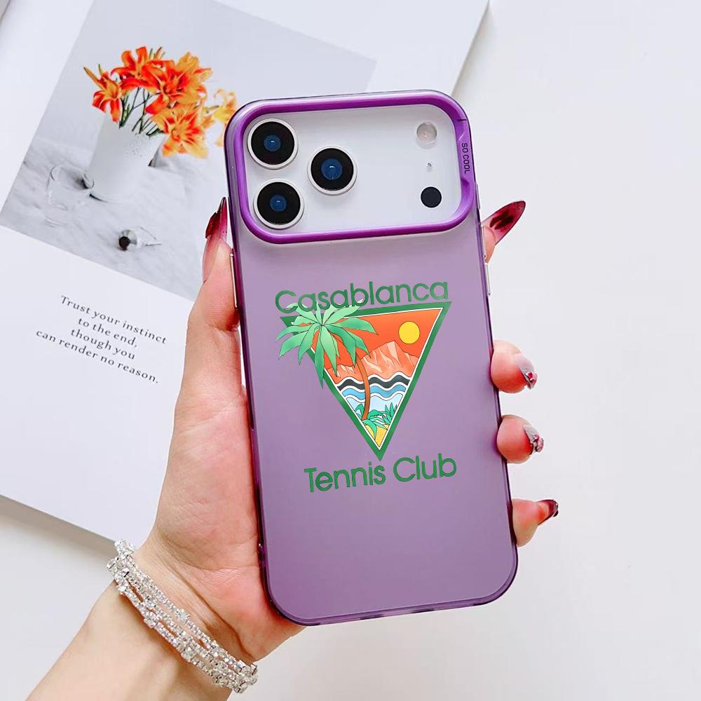 

Casablanca Art Phone Case For iPhone 17 16 15 14 13 12 11 Pro Max Air Matte Laser Aurora Shockproof Funda iPhone 14 Pro Max