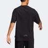 Adidas Solid Color Sports Pullover Short Sleeve T-Shirt Men Tops Black HC9979