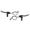 1Pair Electric Bike Brake Lever Aluminum Alloy Bicycle Brake Handle with Waterproof Plug