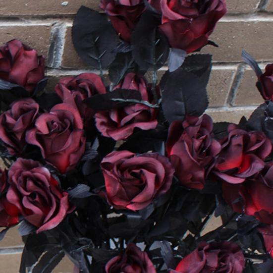 1Pc Smooth Surface Fake Flower Fadeless Plastic Wedding Props Artificial Plant