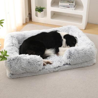 Plüsch Rundes Haustierbett für Hunde & Katzen - Winter Hundematte