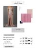2026 Europe & America Strapless Sequin Evening Gown with Slit and Flowing Skirt