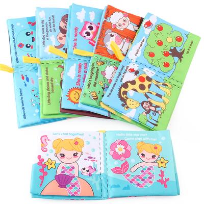 Can't Tear Baby Early Education Cloth Book Baby Children Can Bite Look At The Picture Cognitive Baby Cloth Book