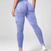 High Waist Seamless Yoga Pants - Women's Peach-Lift Tights, Washed Sanded for Fitness