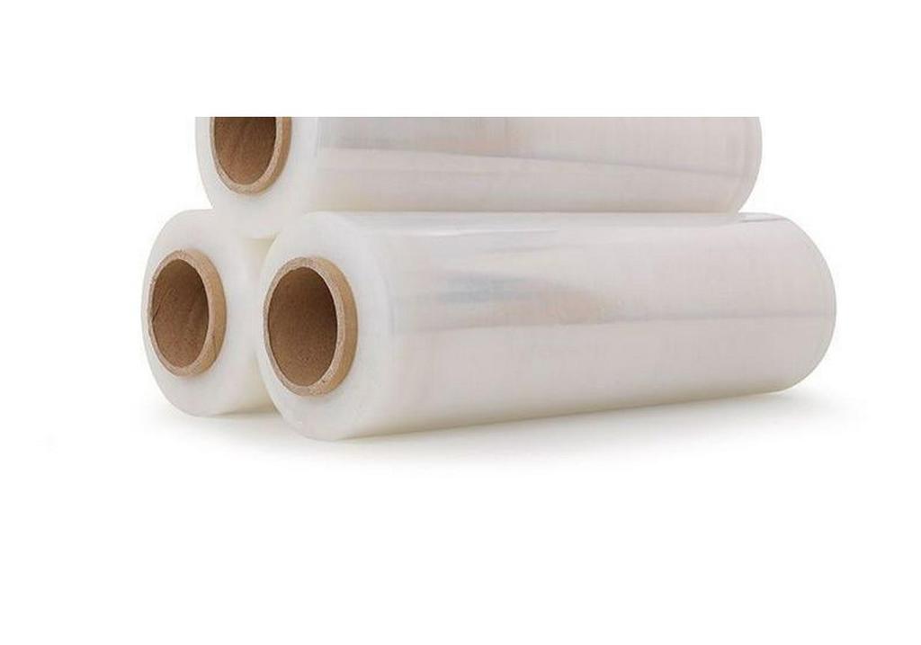 Eco-friendly Transparent Stretch Film, 50cm, 6 Large Rolls for Industrial Use