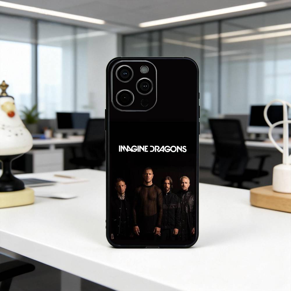 I-Imagine B-Band Dragons L-Looms BD Phone Case For iPhone 17, 16,15,14,13,12,11 Plus,Pro Max, Others Soft Black Cover