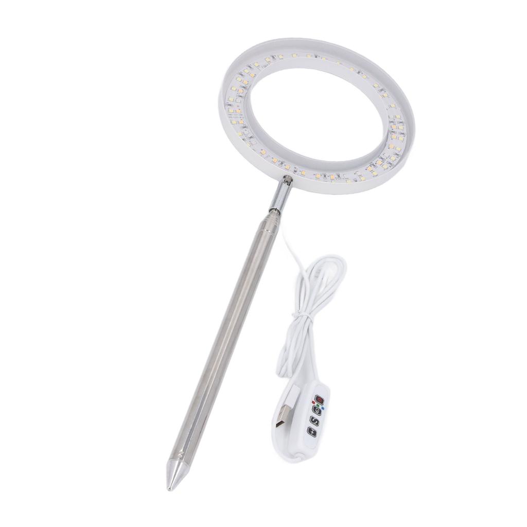 6inch Grow Light Full Spectrum Plant Light 26.5-165cm Adjustable Height Timing and Dimming Growing