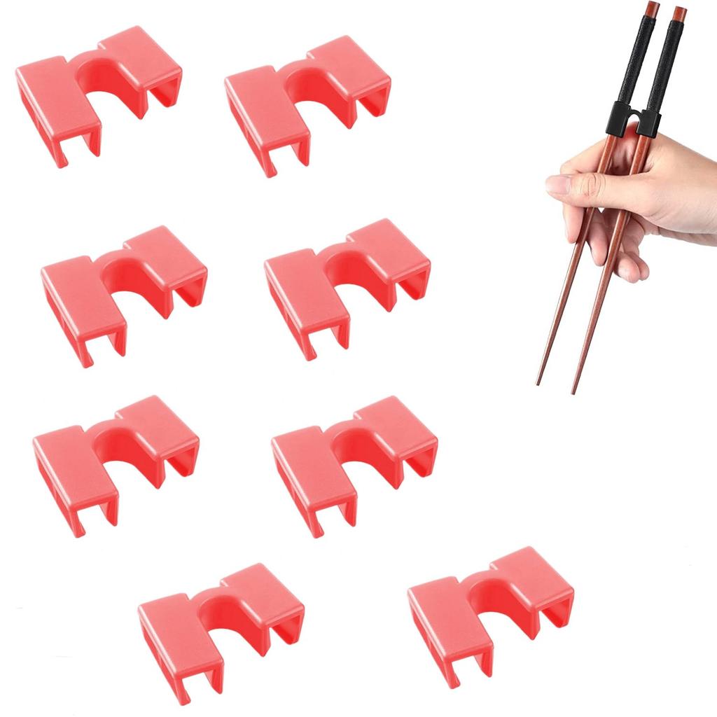 5/6/8PCS Training Chopsticks for Adults Beginner Trainers or Learner - Only Chopsticks Trainers Helpers Plastic Hinges Connector