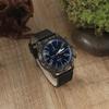 Men's New Black Large Dial Business Watch   Wallet   Pen   Keychain 4-piece Set Gift Box Set