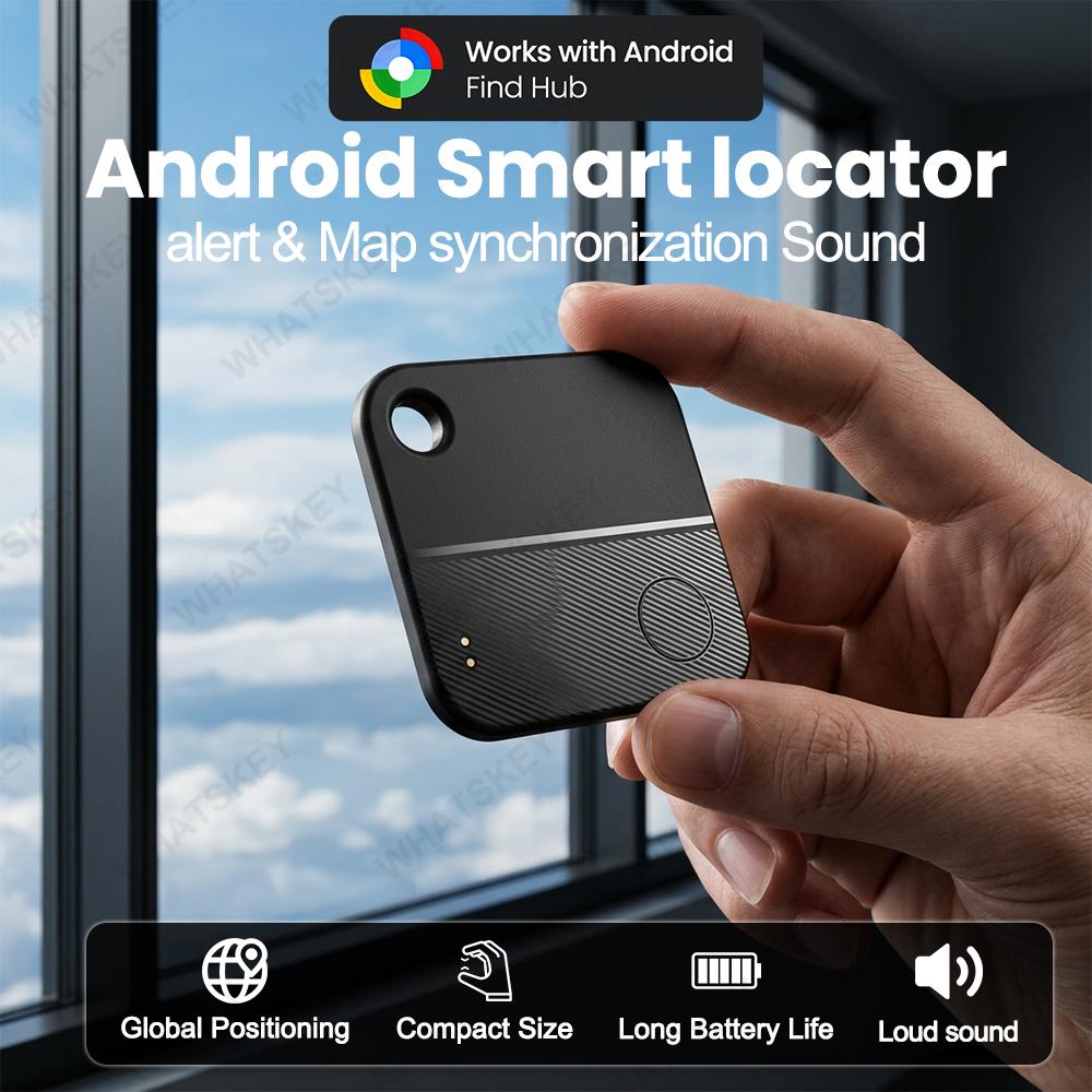 Android Smart Tracker Tags Bluetooth Search Tracker Smart Tag Works with Google Find Hub APP Tracking Locator Device Item Finder