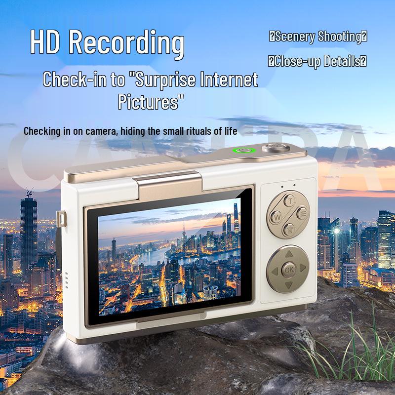 Entry-Level Digital Camera with Flip-Screen for Selfies - Ideal for Students (Consult before buying international products)