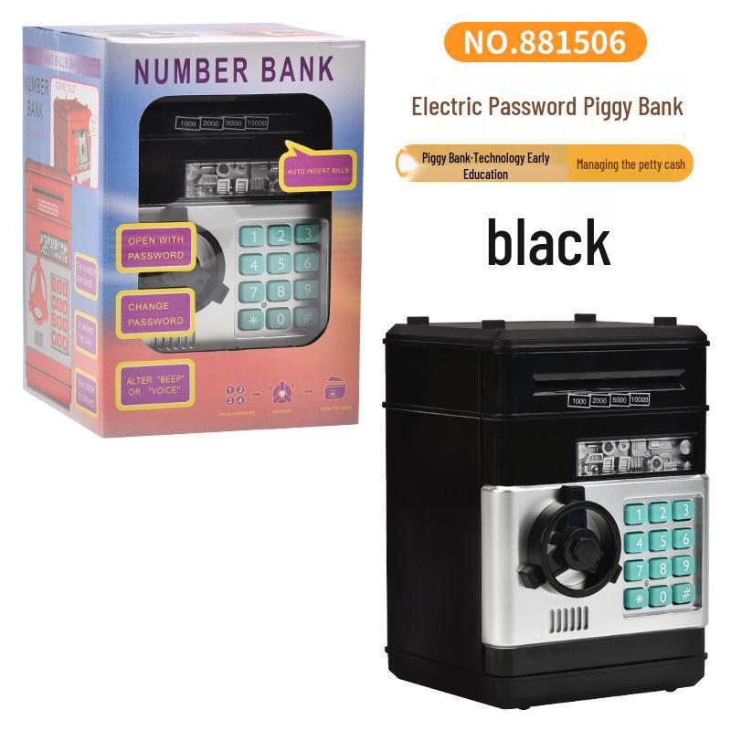 Children's Fun Electric ATM Piggy Bank with Combination Lock