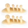 Four-Hole Soft Toe Separator for Bunions and Overlapping Toes