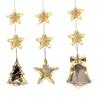 LED Christmas Sucker Light Fairy String Lights Hanging Lamp 2024 Star Lamp  Holiday Wedding Party