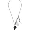 SENTIMENTS no.553 [BLACK YELLOW] 24 COLOR WHISTLE NECKLACE