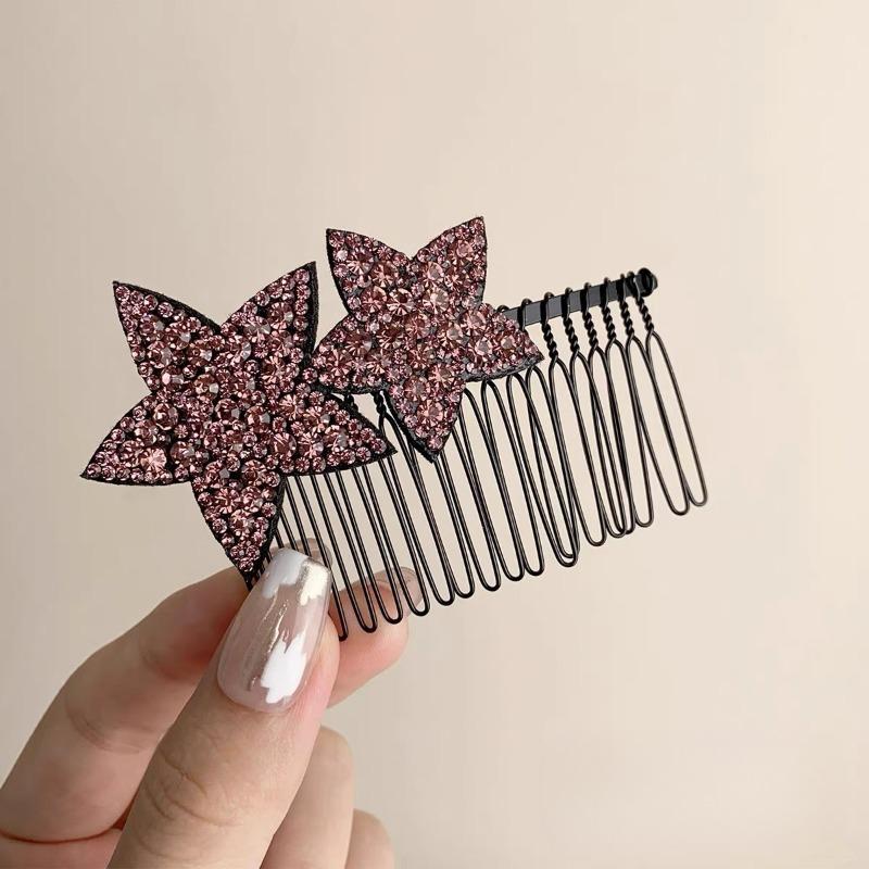 Kleine Größe 7 Zähne Einsatz Kamm Clip Frauen Haar Styling Haarnadeln Frauen Kopfbedeckungen Schmuck Pony Gebrochenes Haar Kamm Clip mädchen Geschenke