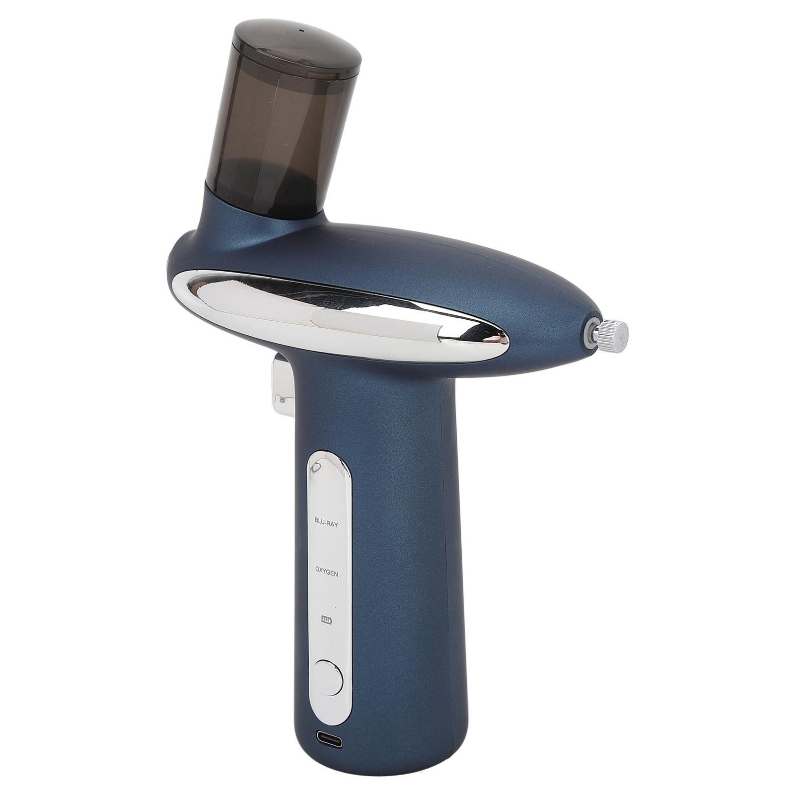 

Инъекция кислорода для лица Красный Синий светодиод Питает кожу Высокое давление USB зарядка Портативный уход за кожей