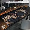 Japanese Koi Fish Desk Mat 90x40 Luxury Floral Sakura Wave Mouse Pad Cute Hd Extended Gaming Keyboard Mat Large Gamer Mousepad