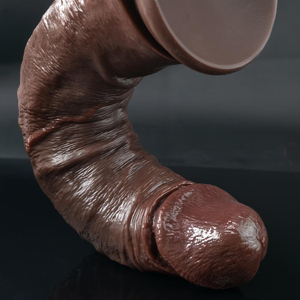 Kávová dilda v různých velikostech | Silné přísavky | Silná dilda pro stimulaci klitorisu, vagíny a bodu G | Sexuální hračka pro dospělé pro muže, ženy a páry