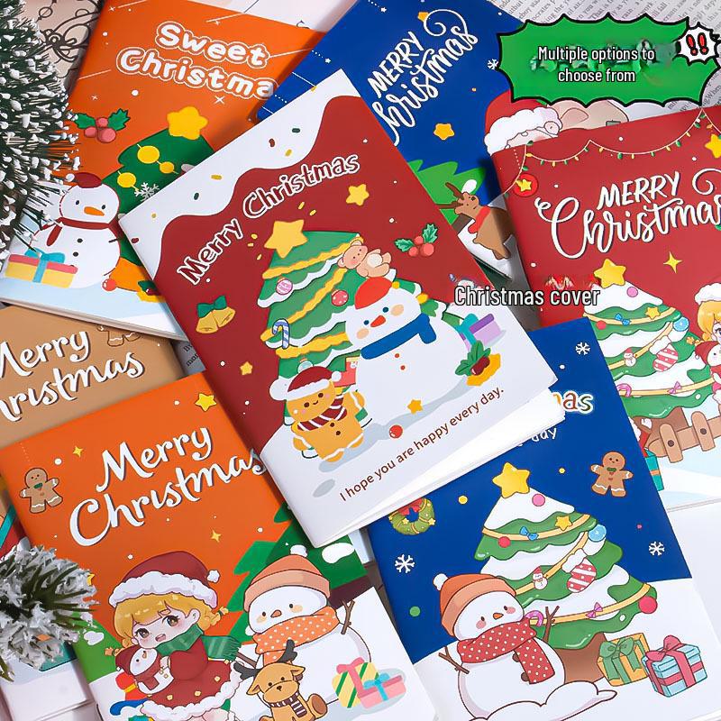 

Милый мультяшный корейский карманный блокнот - маленький рождественский подарочный блокнот