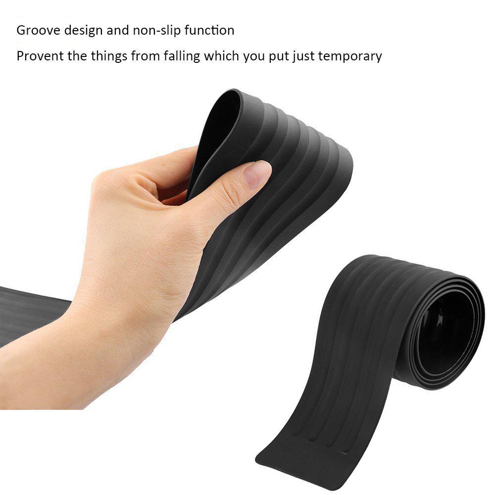Universale Bagagliaio di Un'auto Davanzale Della Porta Piastra di Protezione 104*9 centimetri 90*8 centimetri Paraurti Posteriore Guardia Modanature In Gomma Pad Trim copertura Striscia Auto