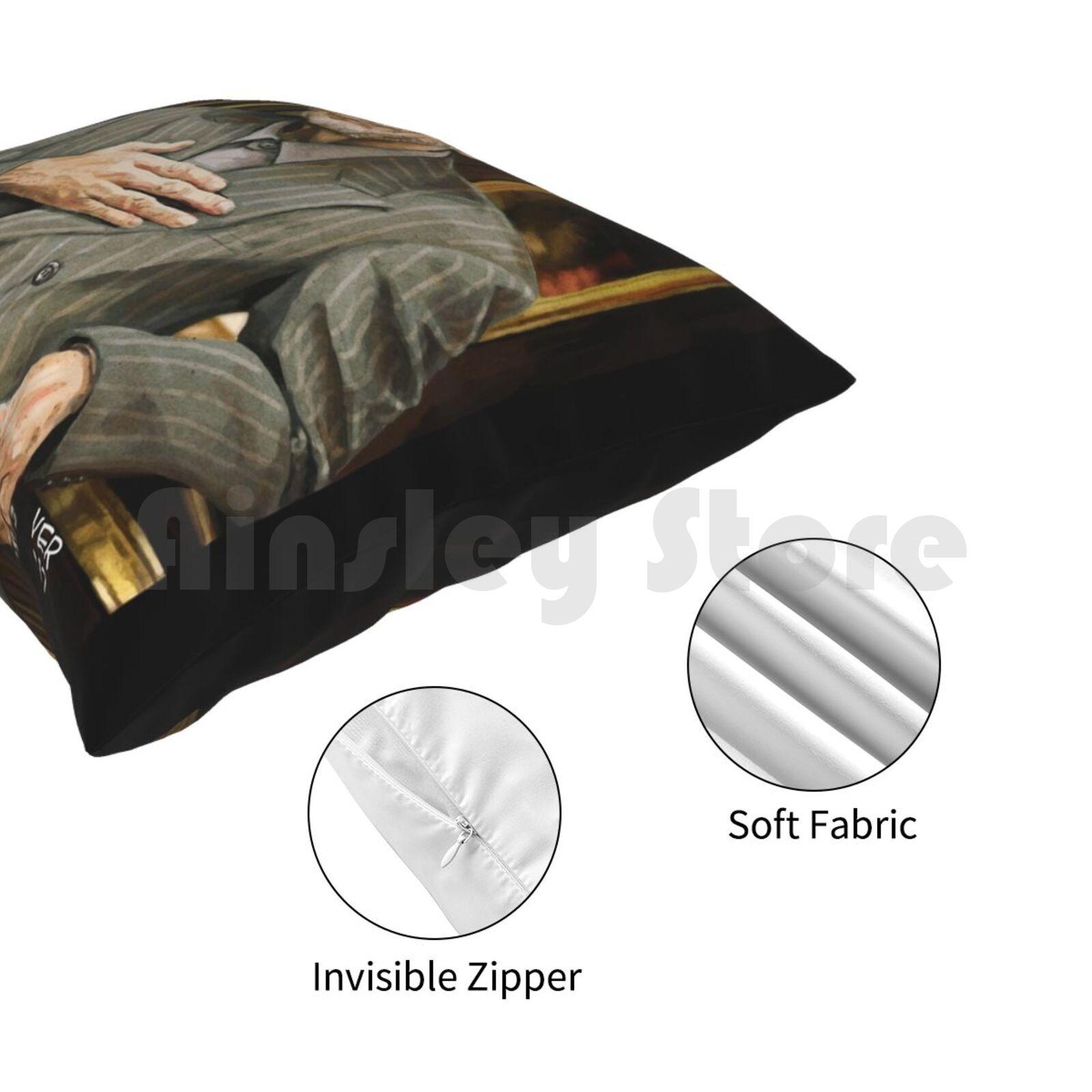 Leonard Cohen Pillow Case Printed Home Soft DIY Pillow Cover Leonard Cohen Cohen Music Photoshop Portait Singer Poetry 30x30cm 12x12in