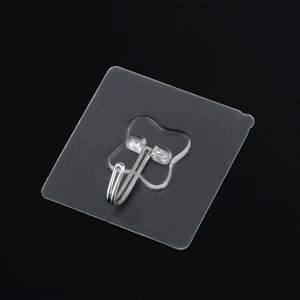 Household Transparent Home & Living Seamless Adhesive Hook Traceless Hooks Wall Rack Storage Hanger