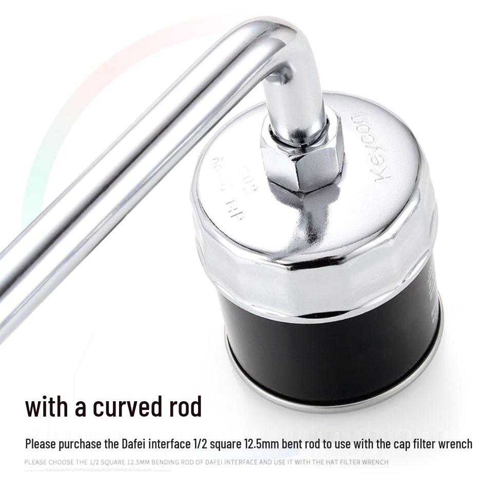 Deutscher Autoschraubenschlüssel für Ölfilter: Kappenartiges, Schalenartiges Entfernungswerkzeug.