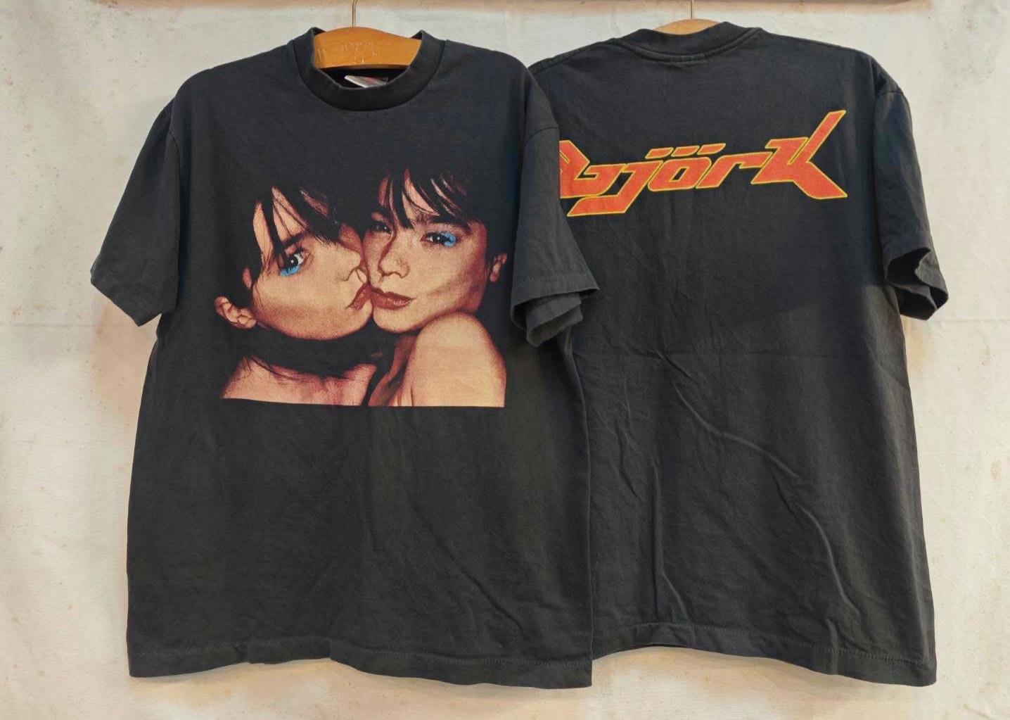 Vintage BJORK Isobel Army of Me Promo Debut RARE Single Stitch XL Shirt REPRINT L