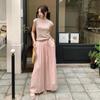 Women's Y2K Chiffon Summer Clothing Skirts Pants Puffy Dress Wide Leg Baggy Pants Trousers Korean Style Women 2023 Clothes