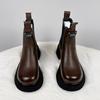 Stivaletti Chelsea da Donna 2026 Stivali Invernali Caldi in Peluche Comodi Antiscivolo Stivaletti alla Caviglia Moda Stile Britannico Scarpe a Punta Tonda