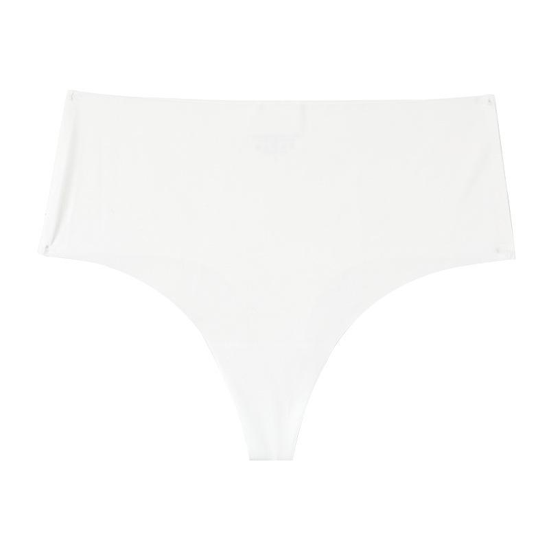 

Бесшовные спортивные стринги из ледяного шелка большого размера - Быстросохнущие и дышащие S белый