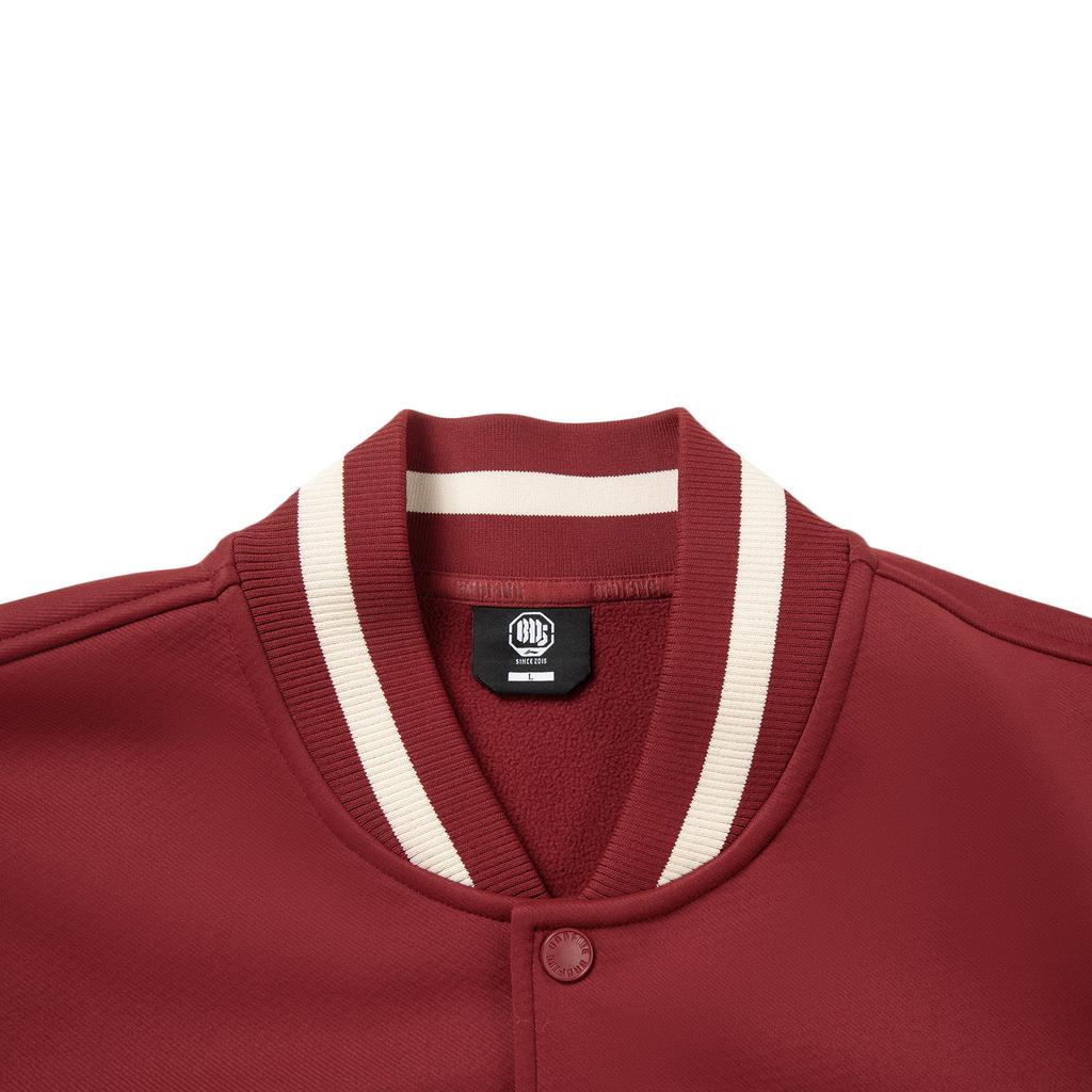Li Ning Bad5 Color Block Buchstabenmuster Knopfjacke Herrenjacken AJDW001-6