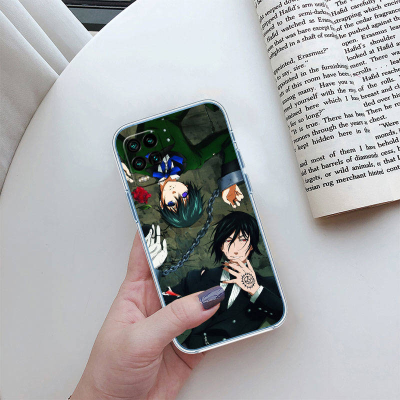 JO6 Black Butler Phone Case for Motorola E22S E7 G6 G7 G8 G9 Plus Power Play G10 G20 G04 E30 E40 E22 E20 E13 G22 G23 G Stylus Play