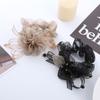 Non-slip Hair Bun Maker Elastic Twist Hairstyle Bun Flower Rhinestone Hair Bands  Women Girls