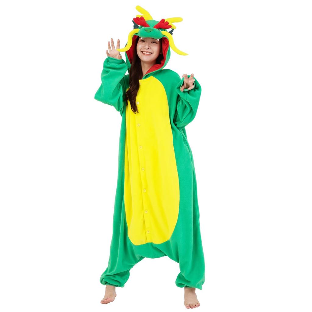 [SAZAC] Dragon Kigurumi, Adult, Fleece, Animal, 2024 Zodiac Sign, 2937