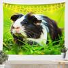 Guinea Pig Wall Tapestry Cute Cavy Tapestry for Kids Boys Girls Cartoon Pet Animal Tapestry Wall Hanging for Bedroom Living Room