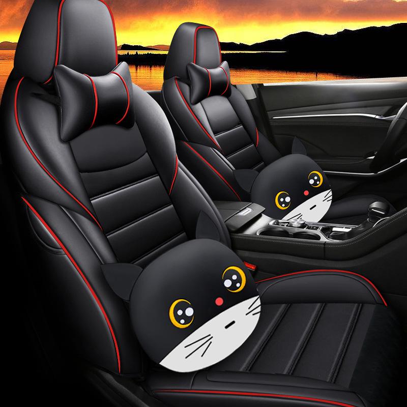 HMGJ Custom Leather Seat Cover for Changan CS75: Full Wrap, Sports Design, All-Season Use