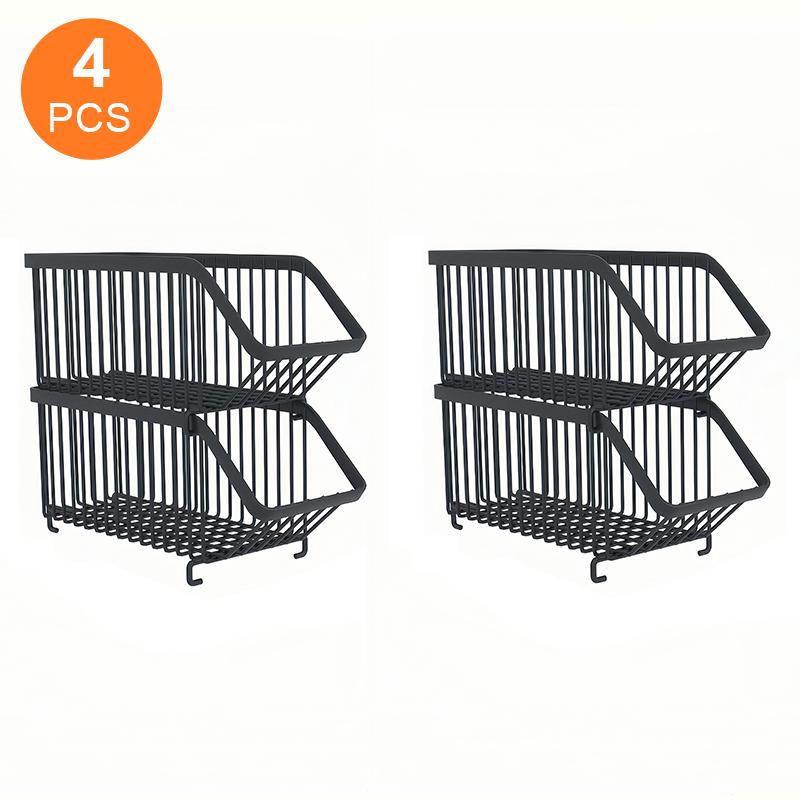 

4 подставки для колы, длиной 14,37 дюйма, полые из нержавеющего металла, штабелируемые, подходят для кухонь, гостиных и т. д.