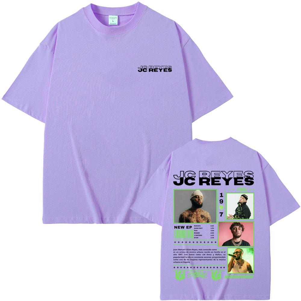 Hot Sale Rapper Jc Reyes Tour 2025 Graphic Print T-shirt Men's Hip Hop Fashion Short Sleeve T-shirts Men Retro Oversized T Shirt