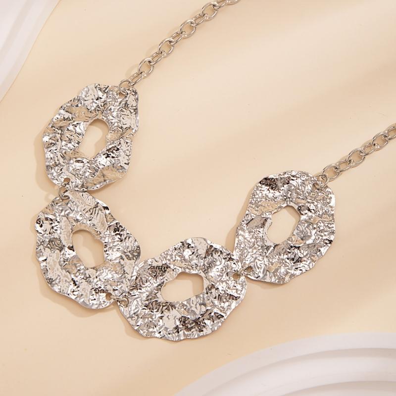 Fashionable Irregular Circle Waist Chain Necklace With Adjustable Metal Chain For Women Grunge And Steampunk Style