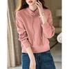Demana Women's New Chinese Style Frog Button Sweatshirt